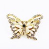 韓版飾品批發(fā) 高貴氣質(zhì) 滿鉆蝴蝶胸針 精致別針